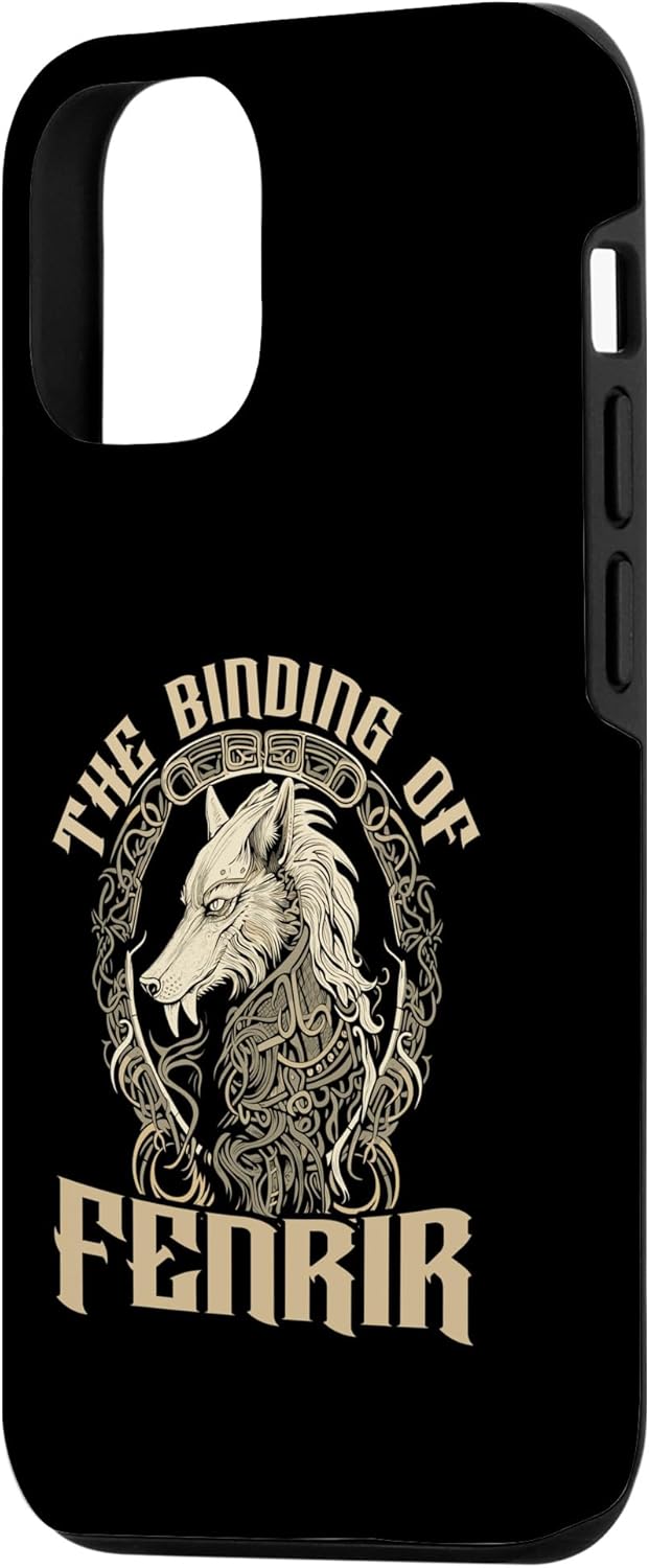 Funda para iPhone 13 Fenrir Wolf Viking Orgullo escandinavo Norsemen Odines Wolf