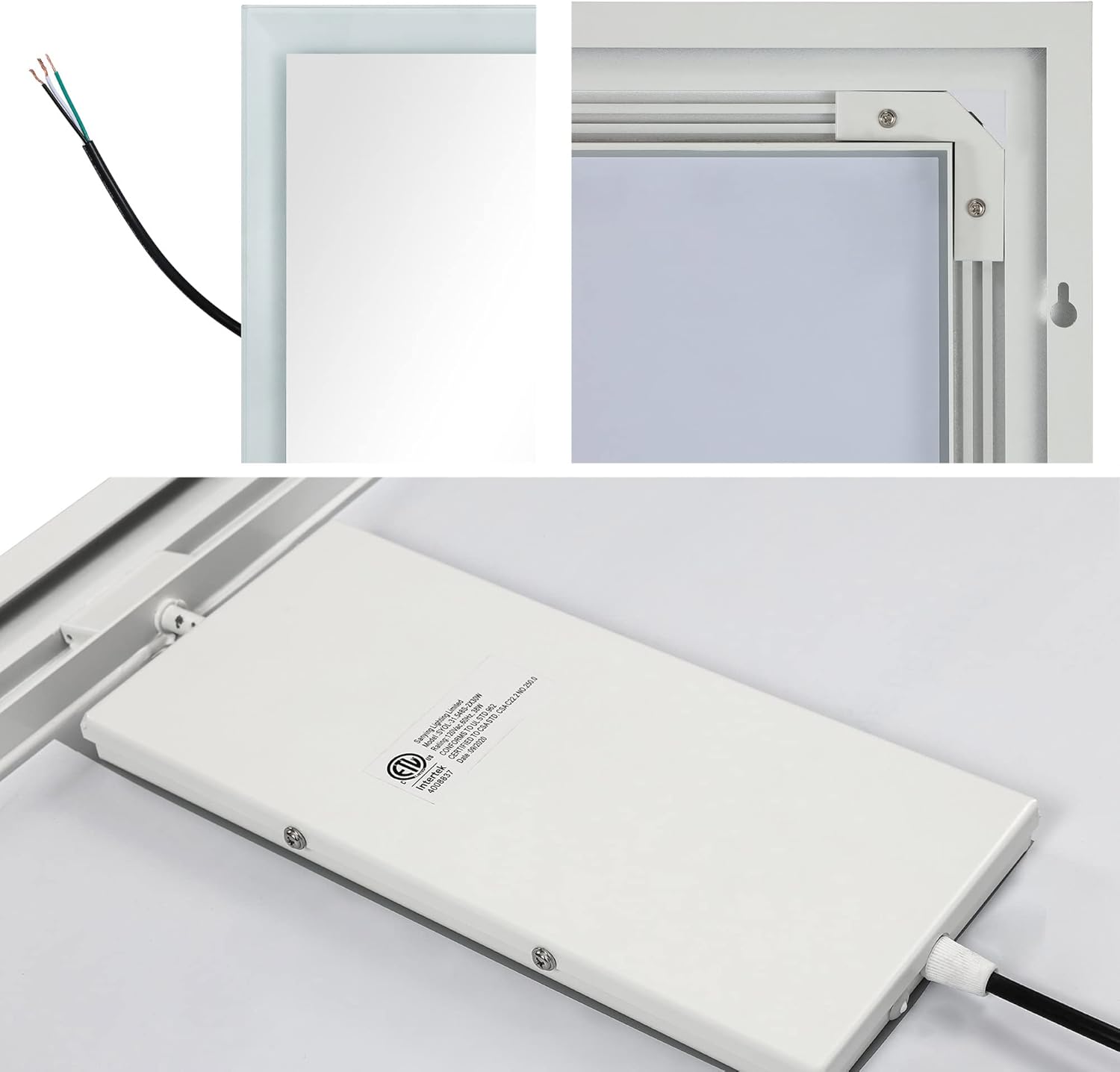 Espejo de luz LED Dowell 24×32