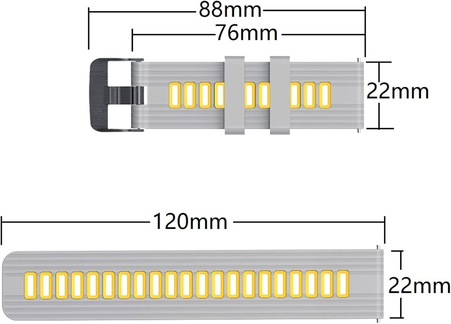 NEYENS 22MM pulsera correas de muñeca para Garmin Venu 2Vivoactive 4 Smartwatch silicona reloj banda Forerunner 745Fenix Chronos correa correa