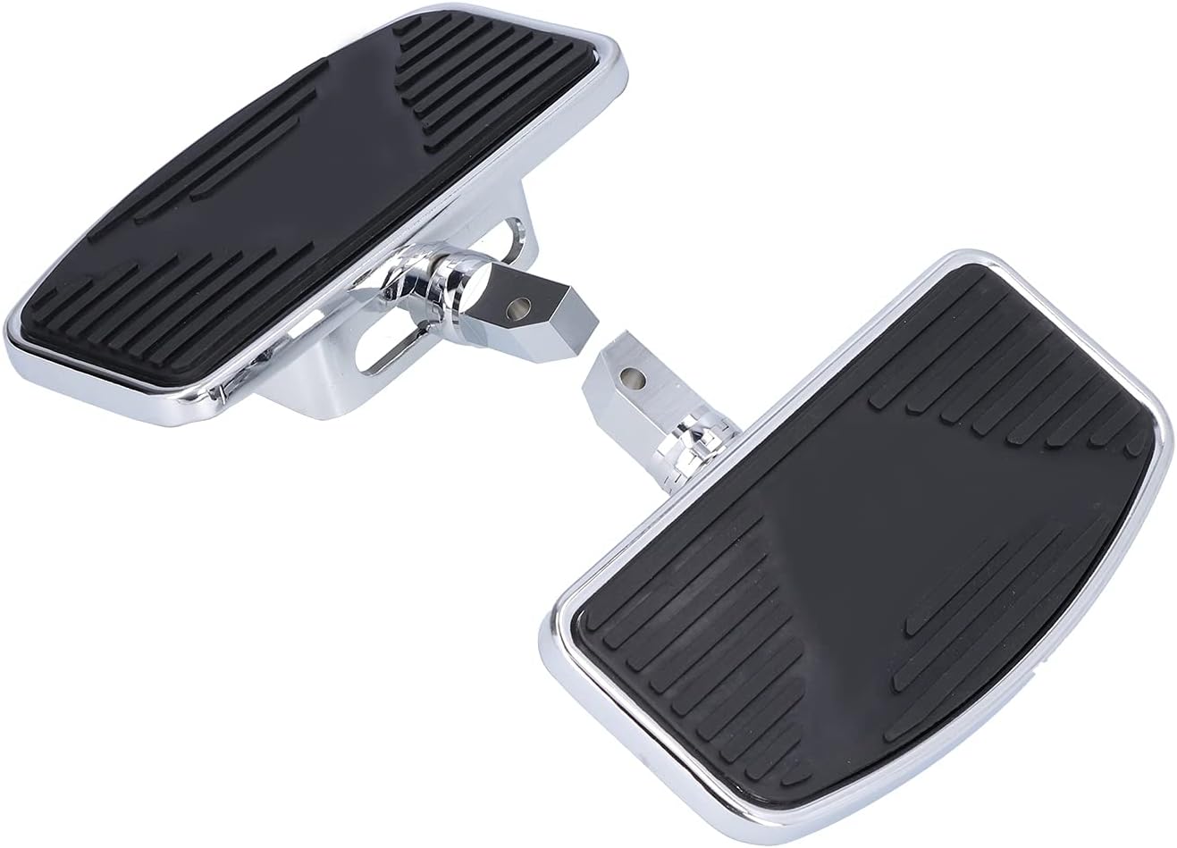 Juego de 2 piezas de suelo ajustable para motocicleta, reposapiés ancho, reposapiés de pasajero, apto para VTX1300 VTX1800