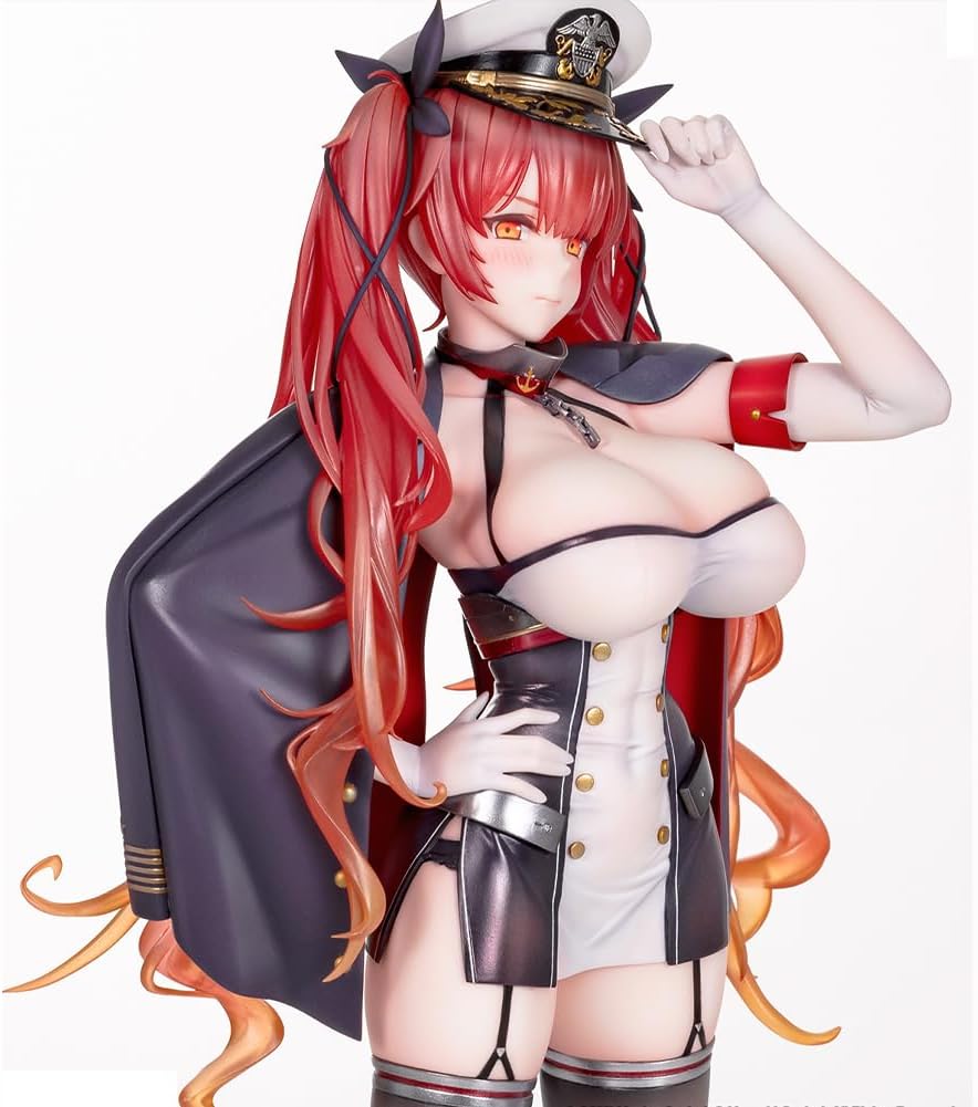 LUNK USS – Figura de Honolulu de 10.2 pulgadas, versión de cabello rojo, modelo de posición de pie, PVC, colección de estatua de anime para niña,