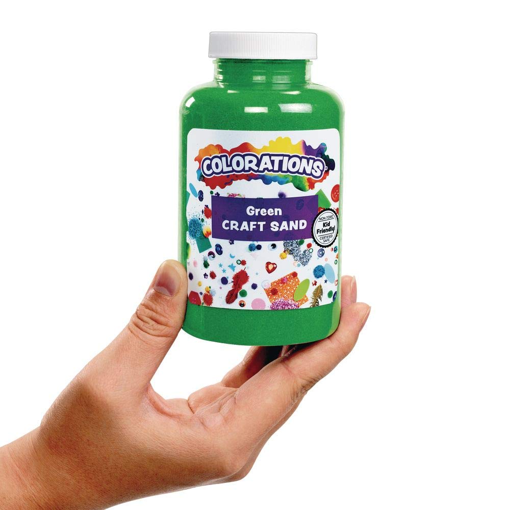 Colorations CSYE – Arena colorida para manualidades, color amarillo, 22 onzas