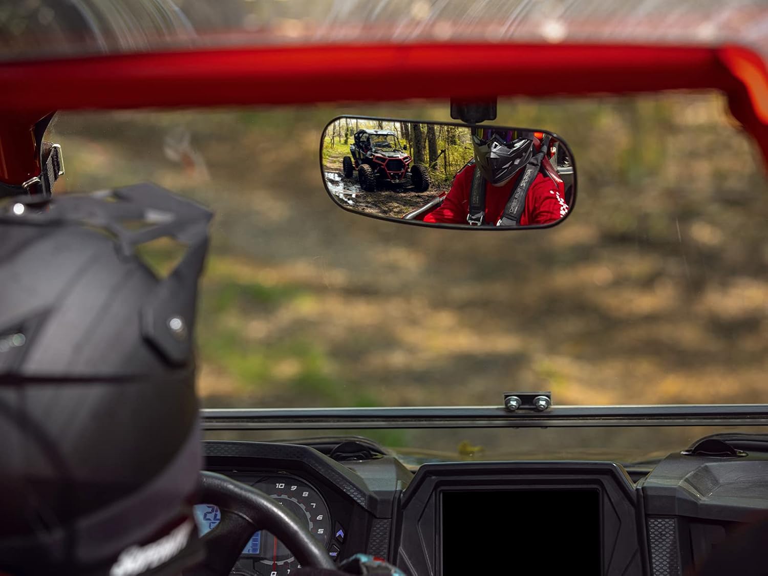 SuperATV UTV Espejo retrovisor para Honda Pioneer 10001000-5 2016+  2019+ Talon 1000R  1000 X  2020+ Talon 1000X-4  Espejo retrovisor gran angular