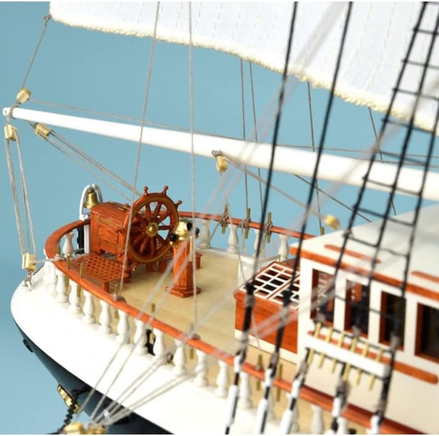 Artesanía Latina – Kit de modelo de barco de madera – Barco de entrenamiento francés, Belem – Modelo 22519, escala 175 – Modelos para montar –