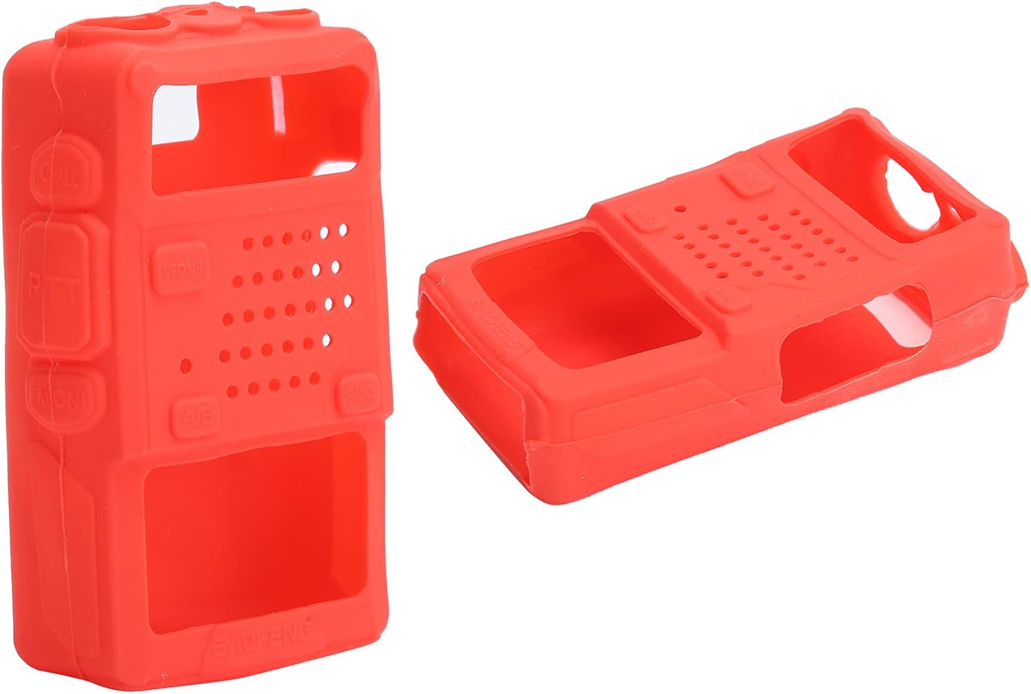 Funda protectora de silicona de calidad para walkie talkie de seguridad, radios de largo alcance con gel de sílice, funda suave para Baofeng Uv  5r