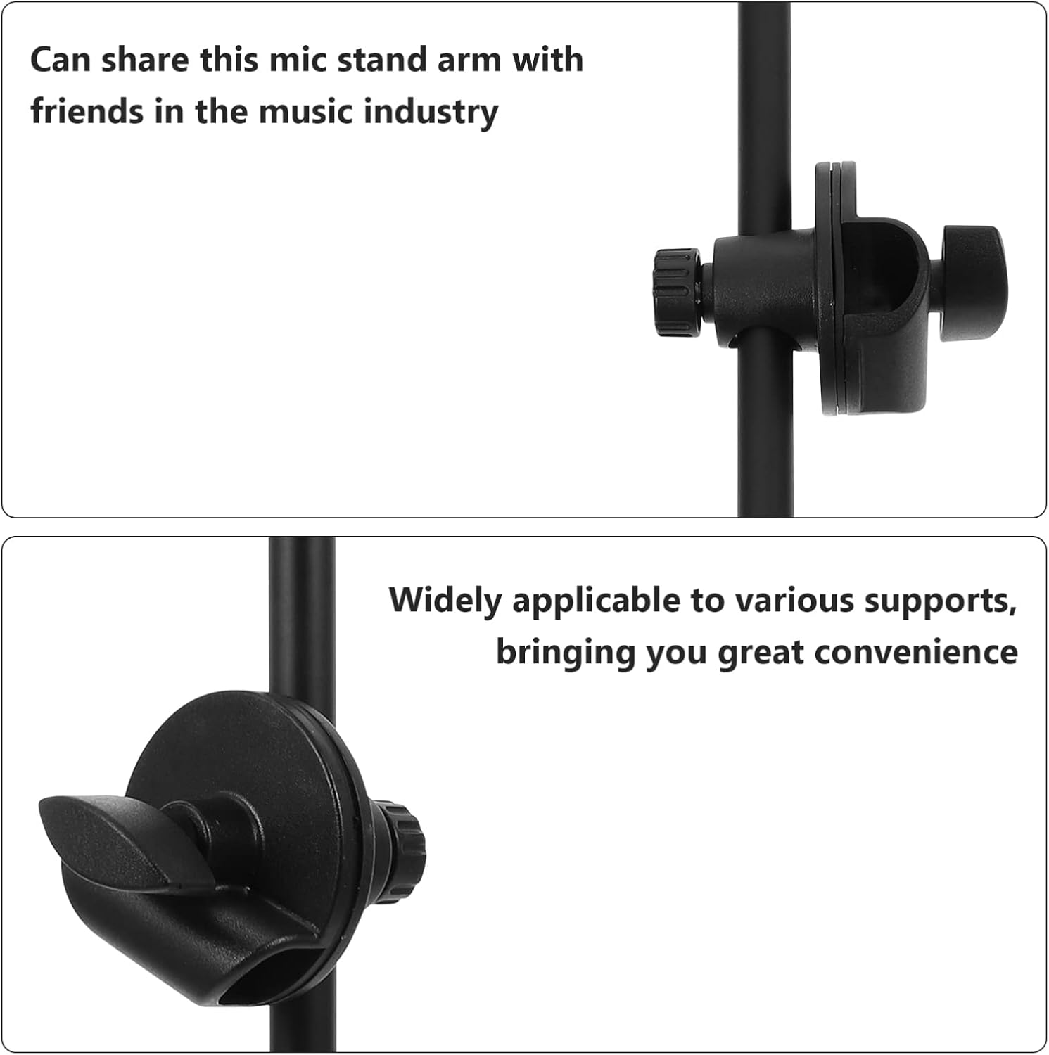 ERINGOGO 1 Unidades soporte de micrófono soporte de micrófono de metal Mic brazo brazo soporte de micrófono soportes de metal accesorios de