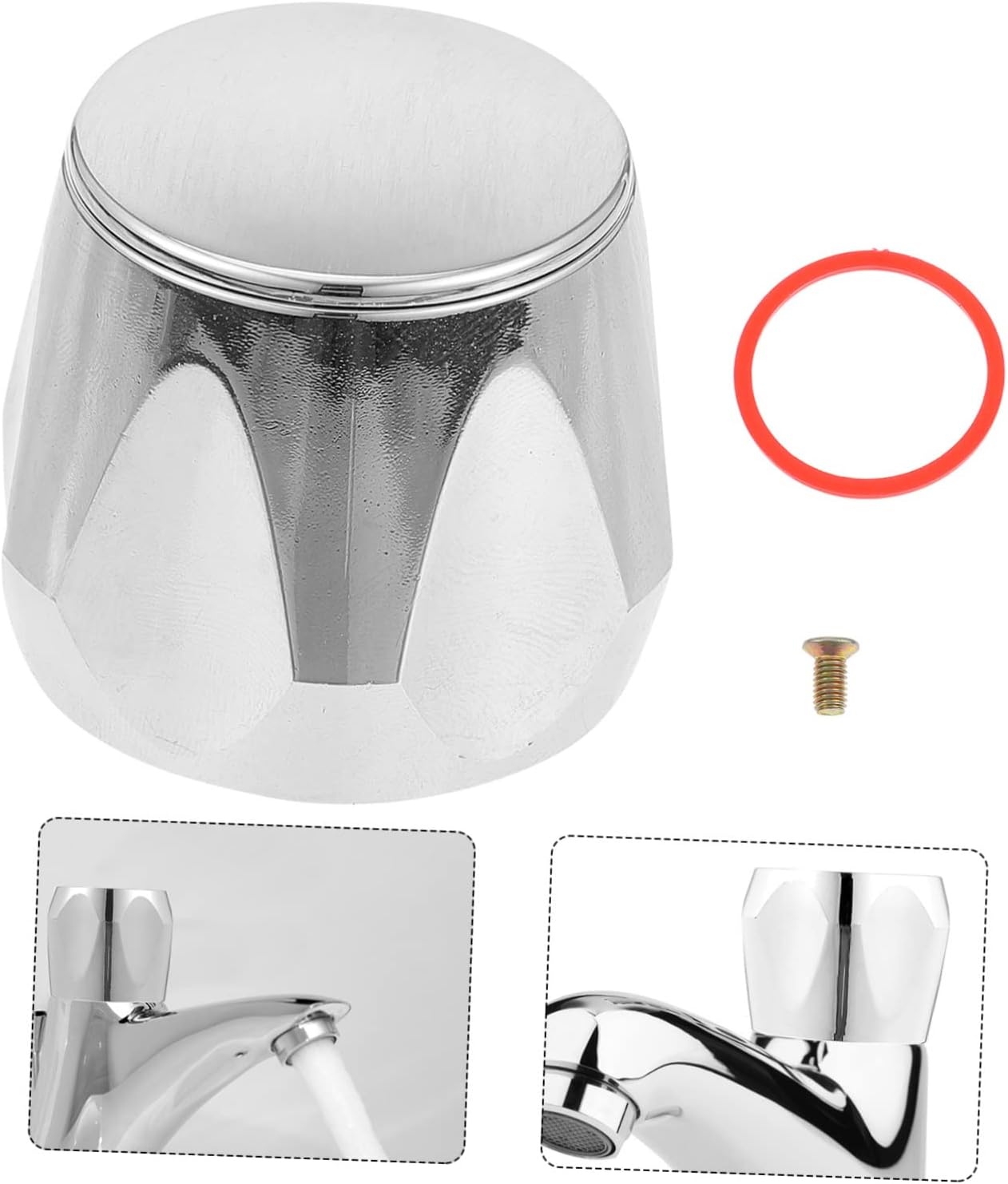DOITOOL 15 piezas de pomos de ducha para rueda de mano, accesorio de bañera, mango de ducha, accesorios rojos, accesorios para bañera, grifo de