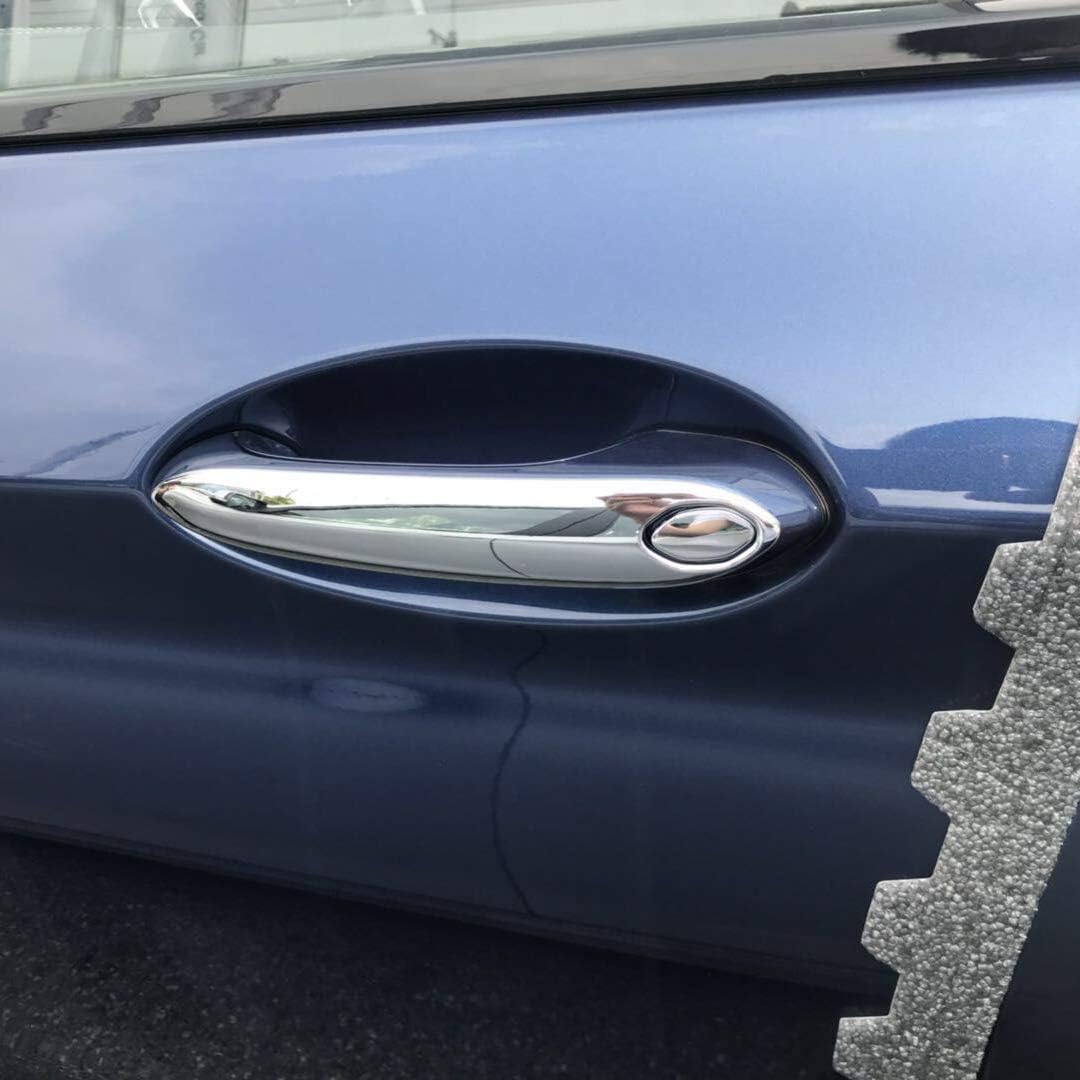 Beautost Compatible con BMW X3 2018 2019 2020 2021 Nuevo X5 2019 2020 2021 cromado manija de puerta  cubierta de cuenco de puerta (cubierta de