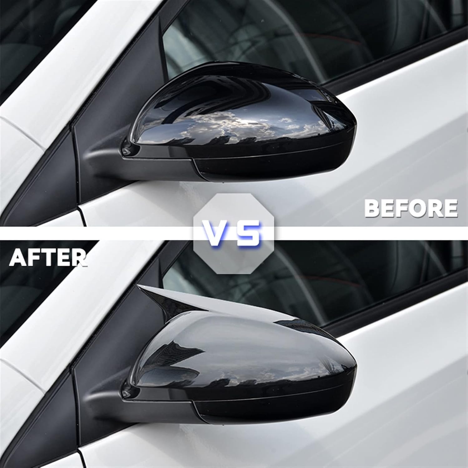 DEBLAN Cubierta de espejo retrovisor para Chevrolet Monza 2019, 2020, 2021, 2022, carcasa para espejo retrovisor, carcasa para puerta lateral (color