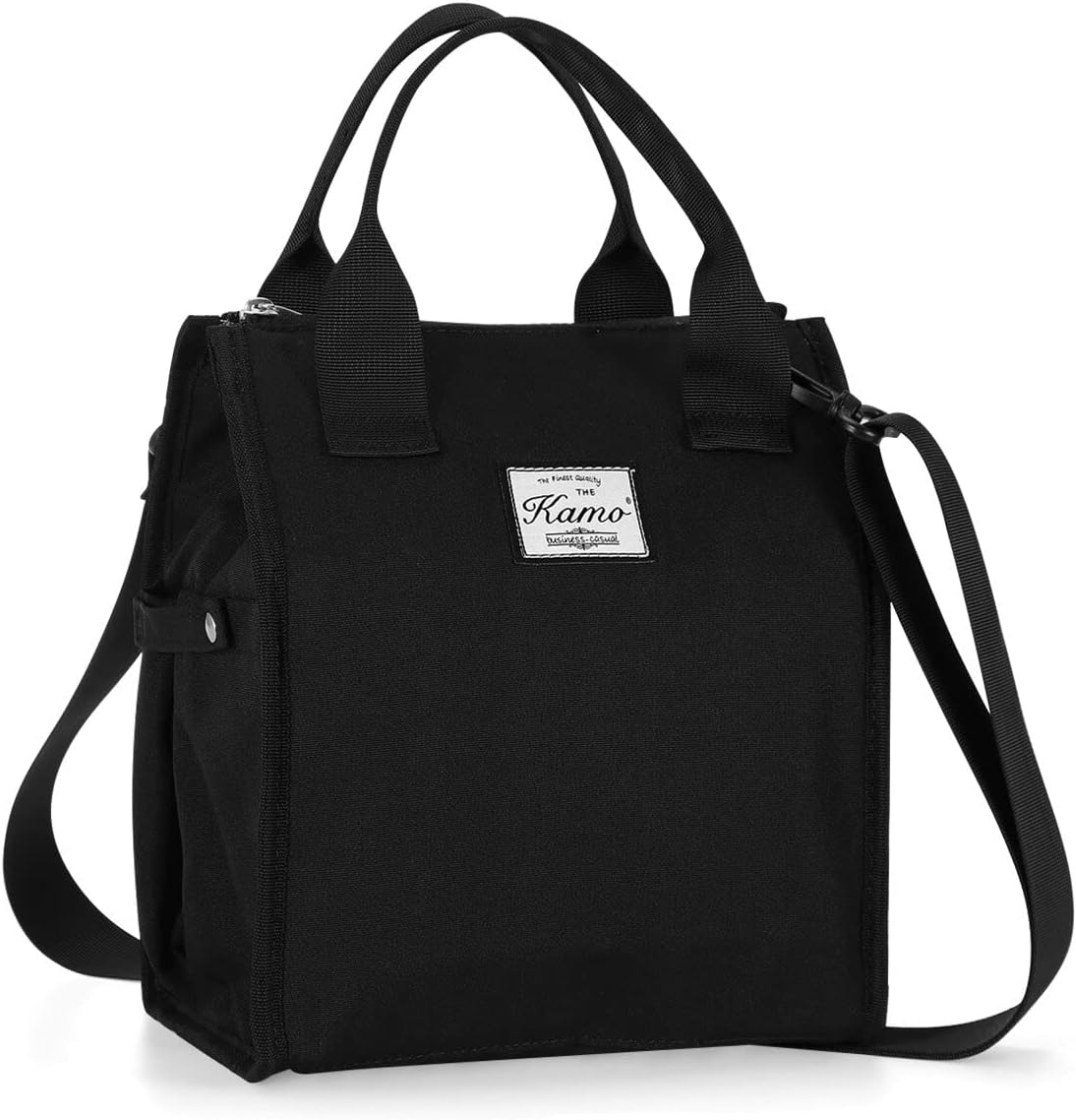 Kamo Bolsas de almuerzo para mujer, bolsa de almuerzo aislada, contenedor para el trabajo, viajes, playa, correa de hombro ajustable