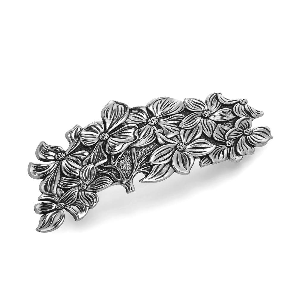 Pasadores de metal, horquilla de flores y mariposas, grandes hechas a mano, pinzas para el cabello para mujer