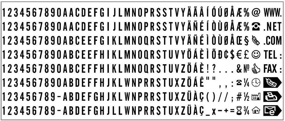 Trodat 4912Typo – Sello de texto impreso, autoajustable, 4 líneas, color azul