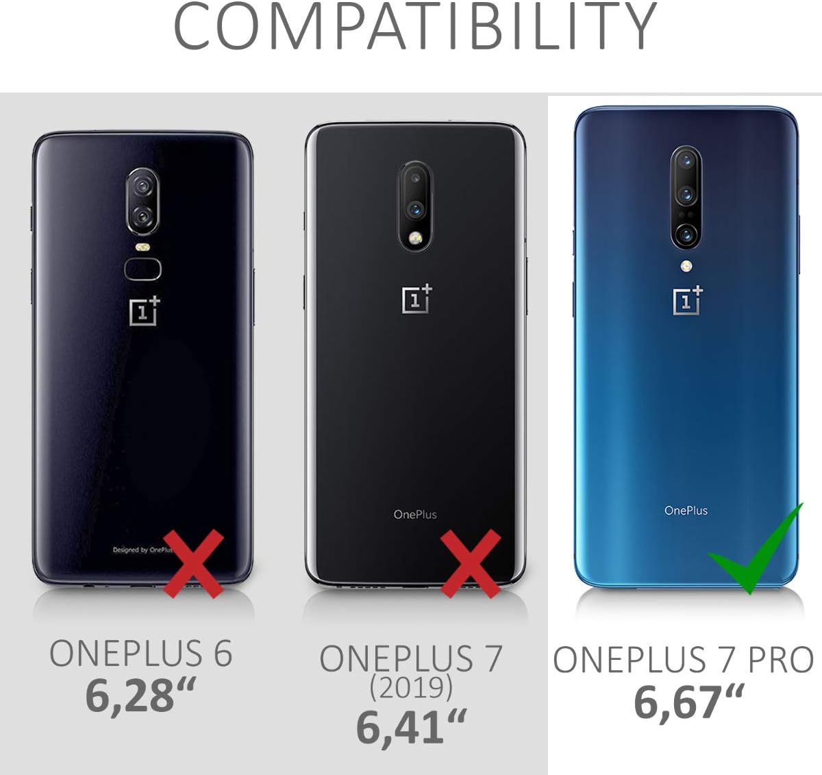 kwmobile Funda de madera compatible con OnePlus 7 Pro – Funda – Brújula de navegación marrón oscuro