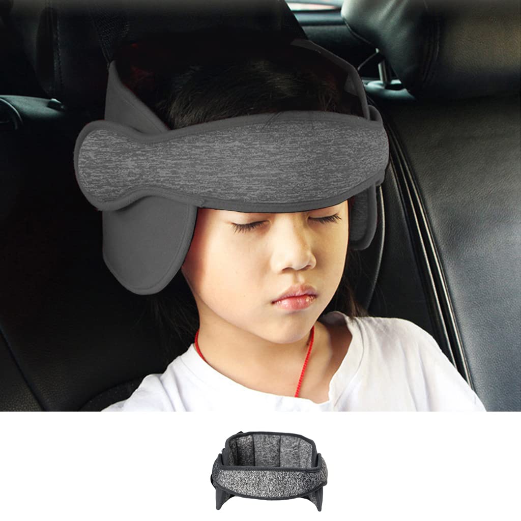 vocheer Banda de soporte para la cabeza del asiento de automóvil para bebé, ajustable para asiento de automóvil, soporte para siesta para niños,