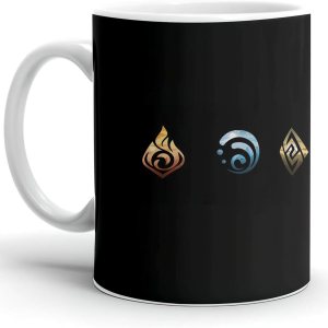 Genshin Gifts – Taza de café de cerámica blanca de impacto de 11 oz 15 onzas, collage clásico taza para té, café, café con leche o chocolate Genshin Gifts – Taza de café de cerámica blanca de impacto de 11 oz 15 onzas, collage clásico taza para té, café, café con leche o chocolate