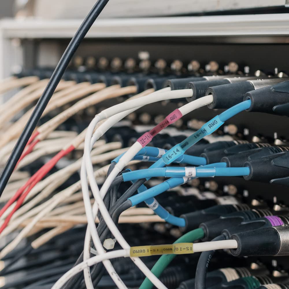 Conectores a tope termorretráctiles de 12-10 AWG, 50 unidades, amarillos, impermeables, conectores de cable eléctrico, empalme, terminales de