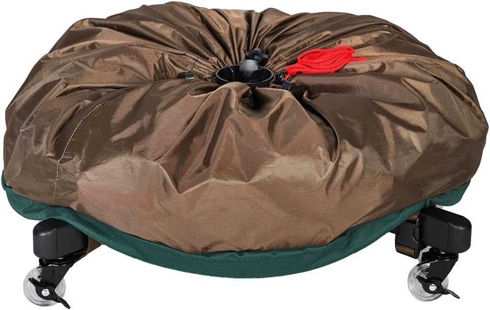 Bolsa de almacenamiento vertical para árboles bolsa de almacenamiento para árbol de Navidad de 9 pies, sostiene árboles artificiales de hasta 9 pies