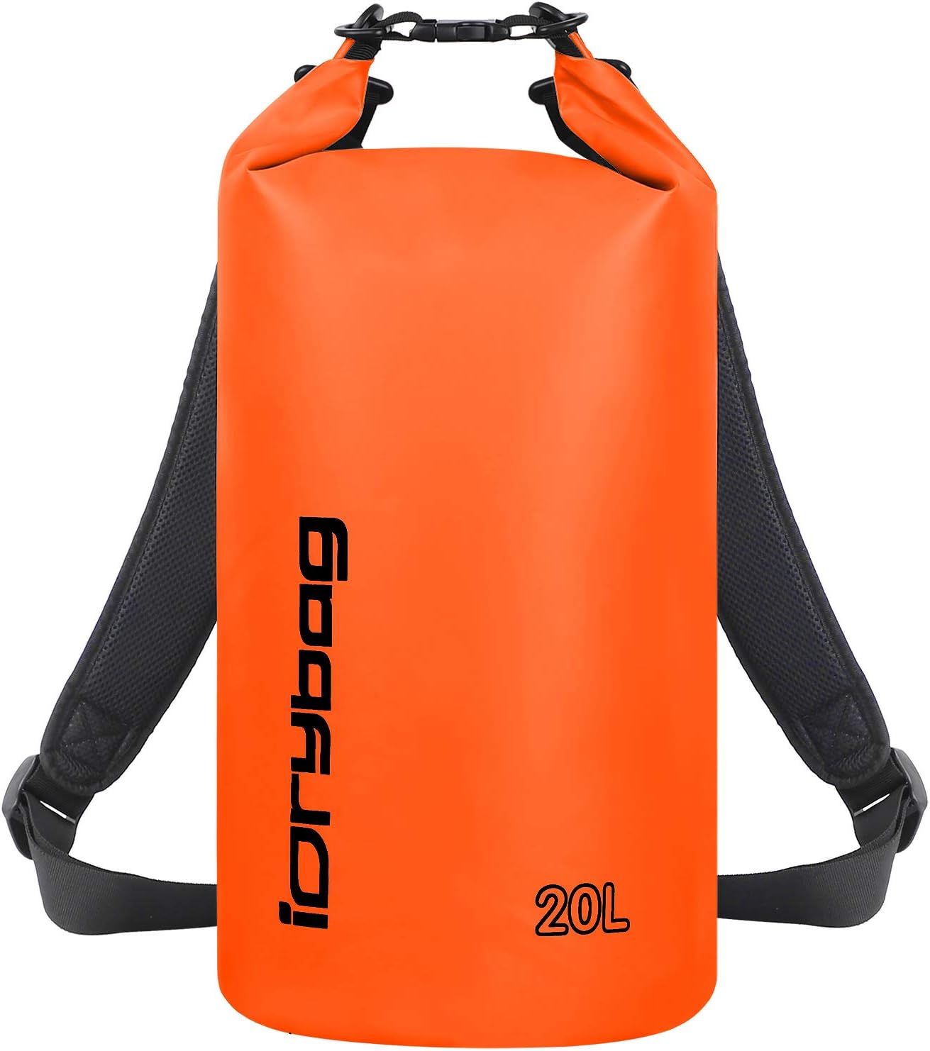 IDRYBAG Bolsas secas para kayak impermeables 2L5L10L15L20L, pequeña bolsa seca impermeable flotante, bolsa impermeable para viajes de paddleboarding
