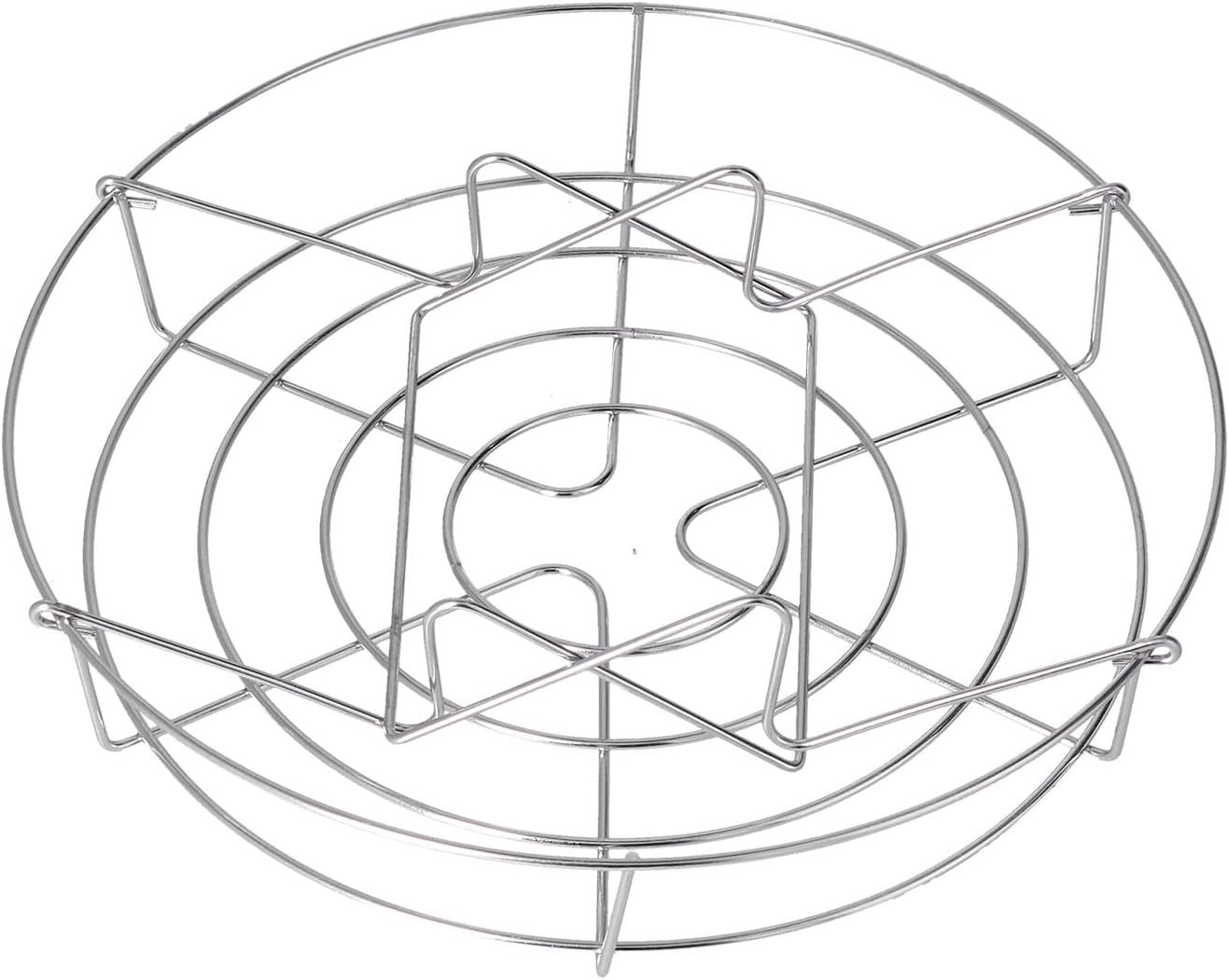 Cesta de enlatado de 11 pulgadas, estantes de enlatado de acero inoxidable de acero inoxidable Racki Rusti Scalding Foldableed Steel Handle Rack