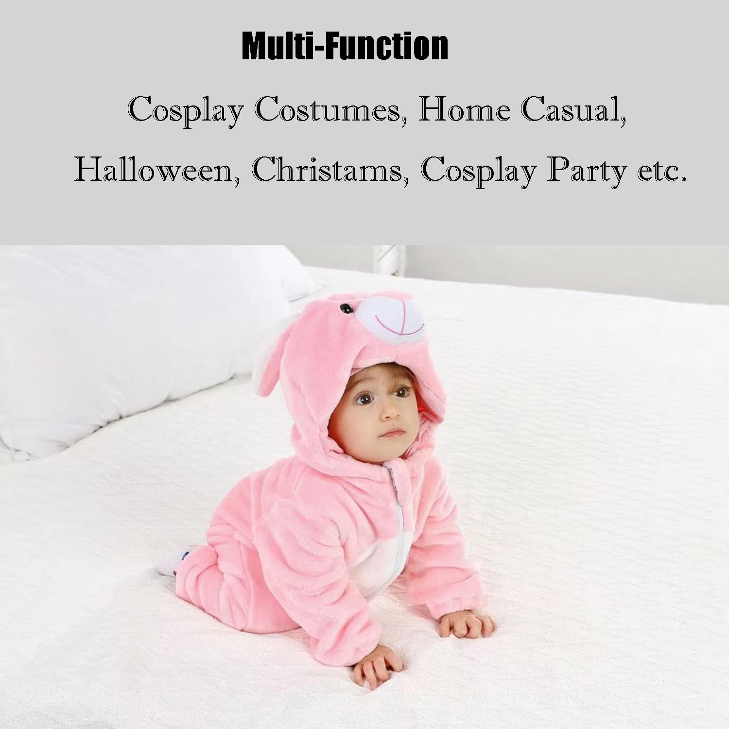 Disfraz de bebé de Halloween para niños pequeños, rómper, mameluco para niños o niñas, ropa de animales, de 2 a 36 meses