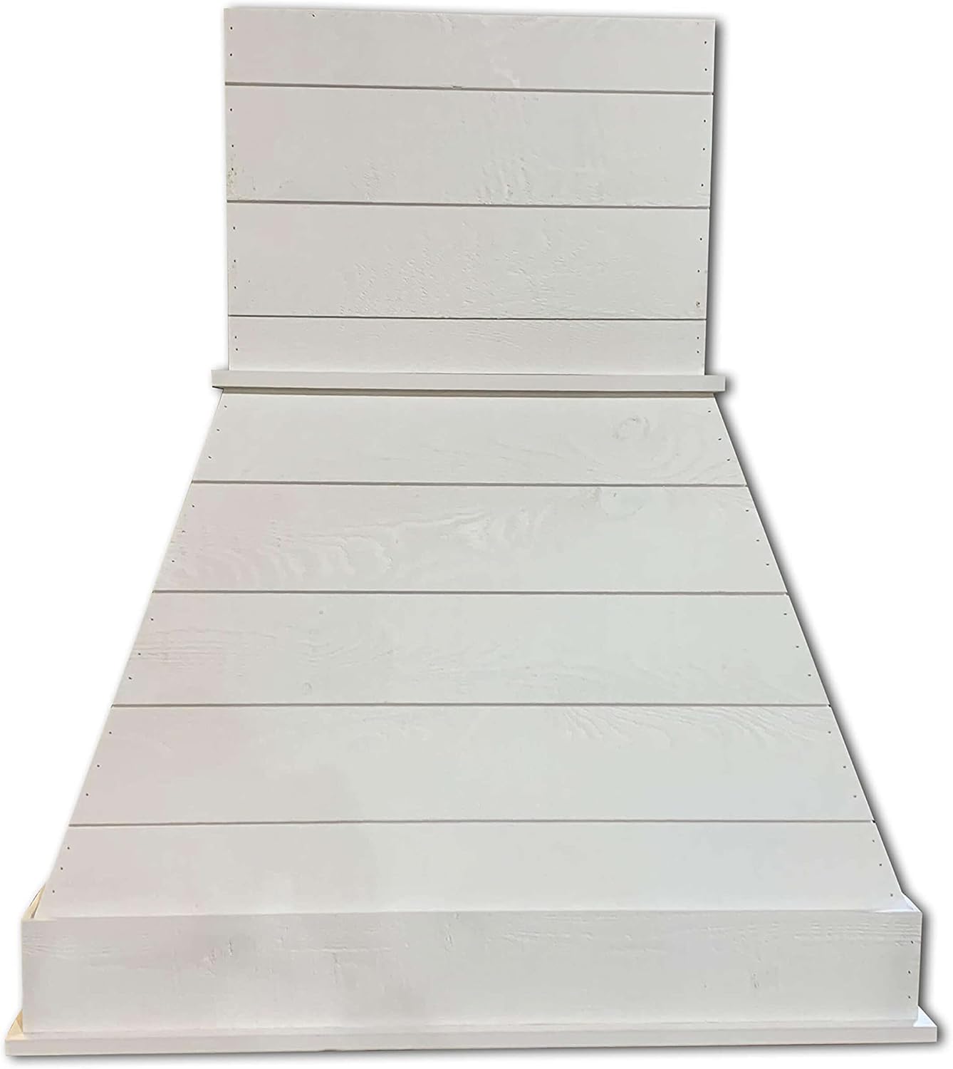 Castlewood – Campana extractora rústica de 30 pulgadas, color blanco granja (42-12 pulgadas de alto  31 pulgadas de ancho  20-38 pulgadas de
