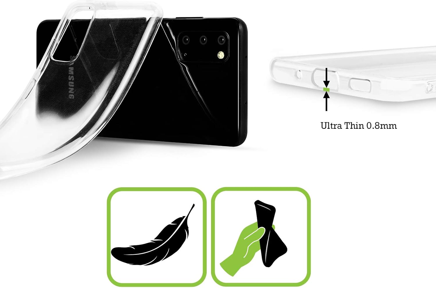 Head Case Designs Funda de gel suave con licencia oficial de Alchemy Gothic Nevermore Wing compatible con Samsung Galaxy S20 FE  5G