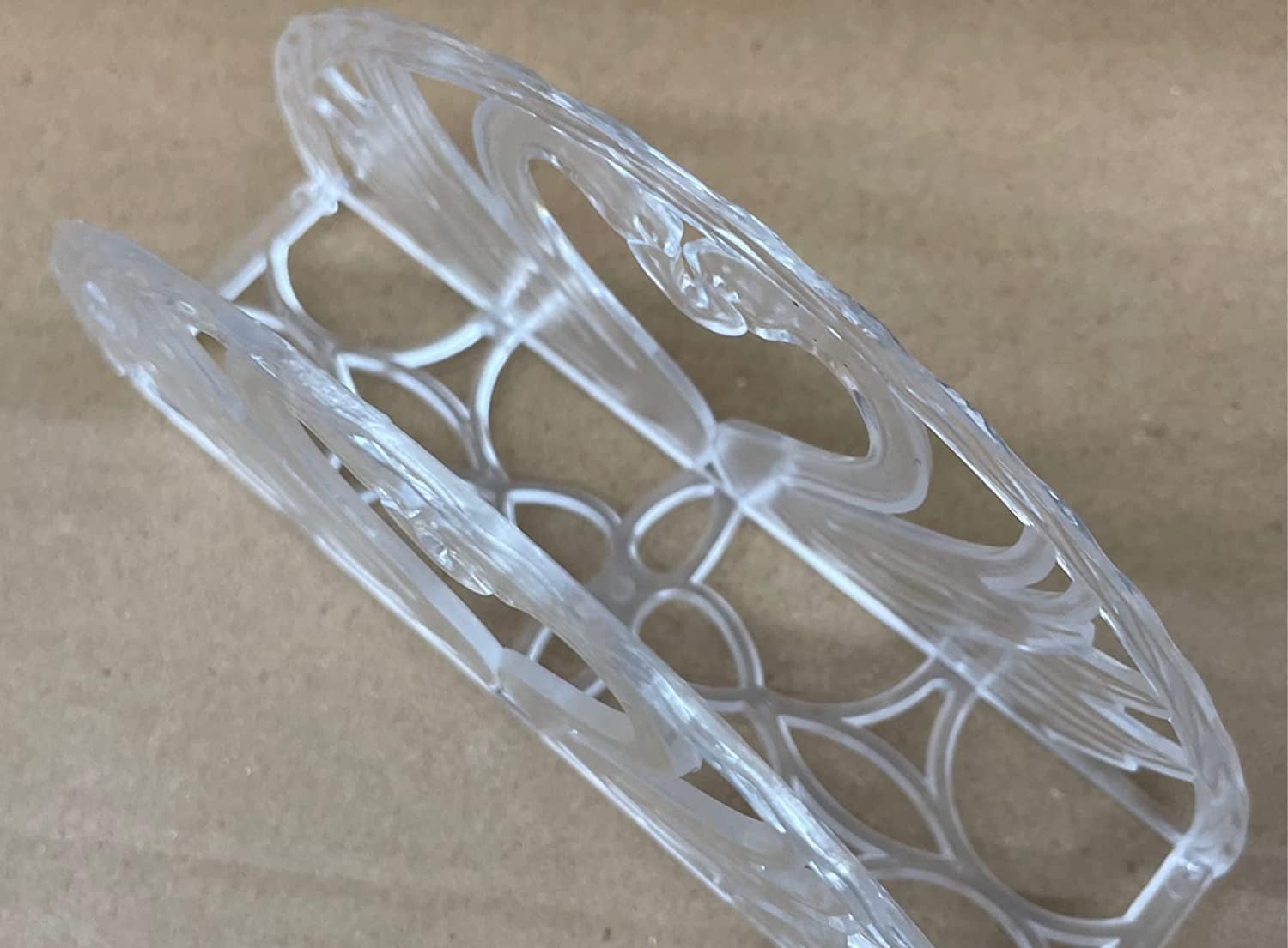 Servilletero de 7 pulgadas, diseño de corazón de cisne doble, 12 piezas, plástico transparente