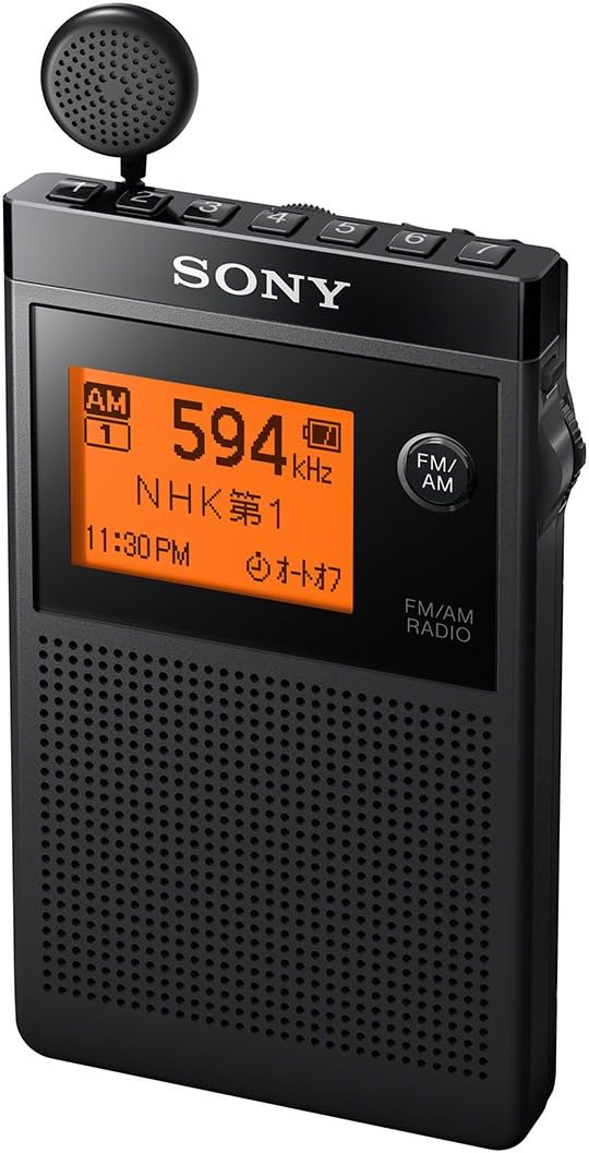 Sony Sony PLL sintetizador Radio FMAMWide FM compatiblex7247x8033 rollo aguja tamaño tarjeta de visita SRF-18 R356