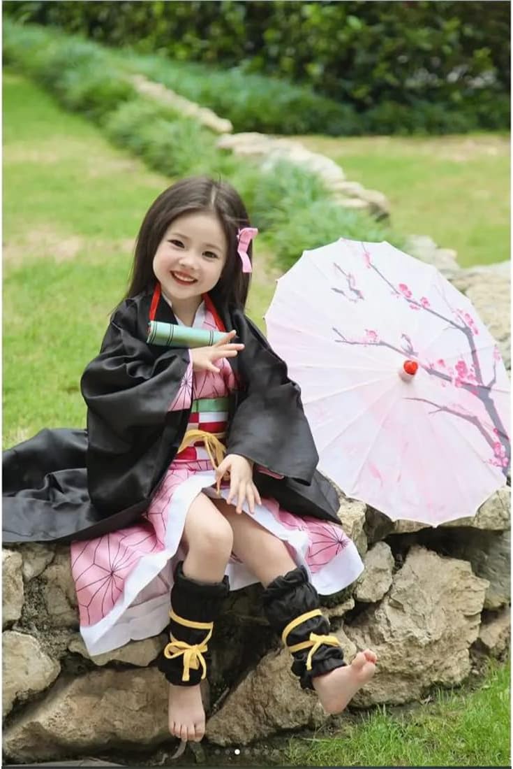 Disfraz de cosplay de anime Shinobu Cosplay Nezuko Cosplay para niños y niñas