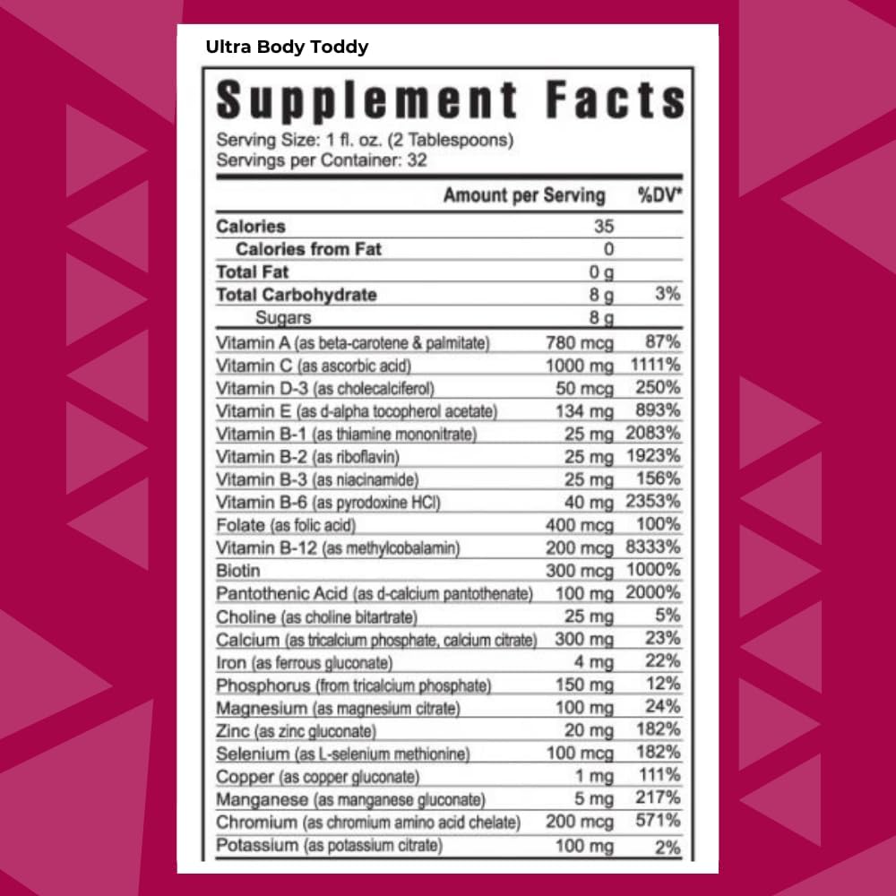 Youngevity Supralife Ultra Body Toddy Parent (32 onzas líquidas (paquete de 2))