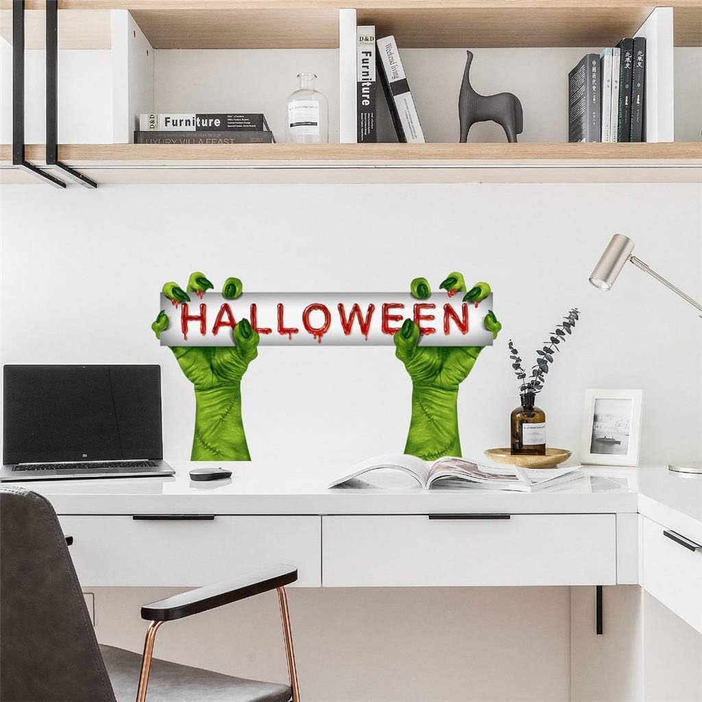 Calcomanías de pared de manos de fantasmas de Halloween, calcomanías de Halloween para ventana, calcomanías de manos fantasmas, calcomanías para