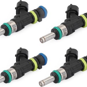 Frezon 4 inyectores de combustible aptos para Mitsubishi Lancer 2015-2017, OutlanderOutlander Sport 2014-2019, Outlander PHEV 2018-2019, boquilla de Frezon 4 inyectores de combustible aptos para Mitsubishi Lancer 2015-2017, OutlanderOutlander Sport 2014-2019, Outlander PHEV 2018-2019, boquilla de