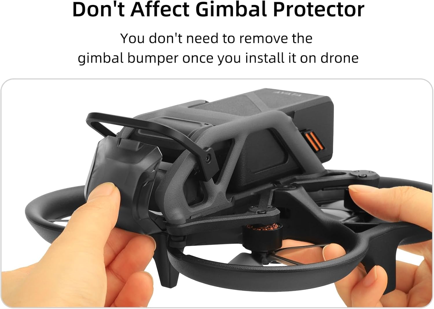 XNasu Drone Aluminum Alloy Gimbal Bumper Camera Guard Bar Protector Bump-Proof for DJI AVATA Drone Accessories (Color  Red)