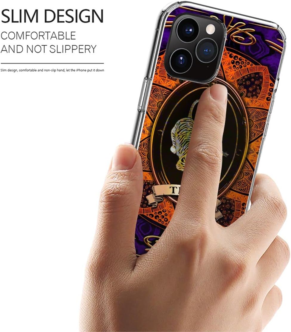 Funda para teléfono Tiger Accessories Funda a prueba de golpes compatible con iPhone 14 13 Pro Max 12 11 X Xs Xr 8 7 6 6s Mini Plus Galaxy S9 S10