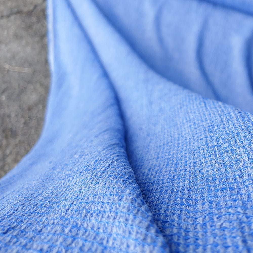 Tela de tweed de lino azul oscuro  Material de tejido texturizado, perfecto para manualidades y decoración del hogar