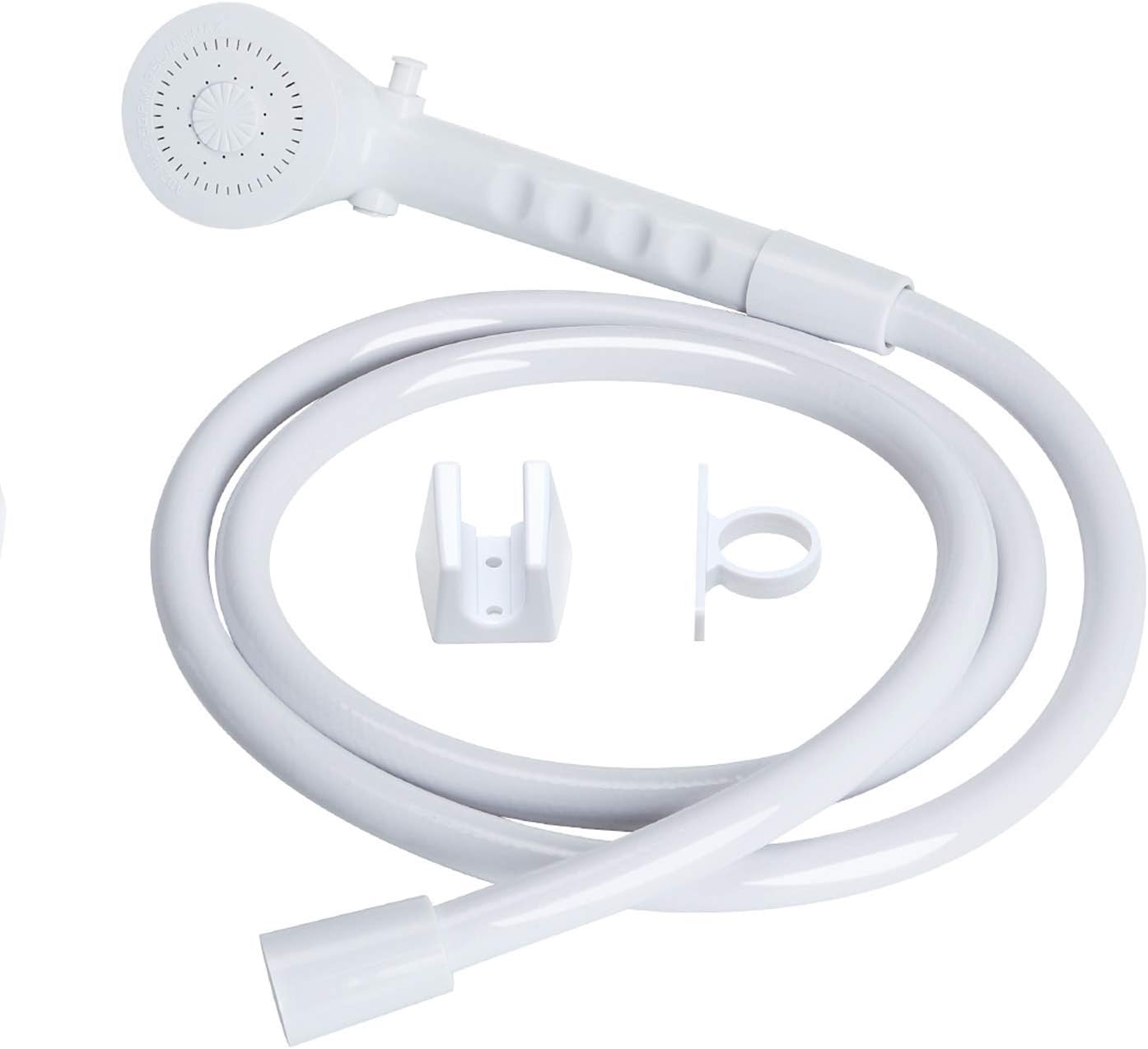 OYMOV Cabezal de ducha de RV con manguera, kit de ducha no metálico para exteriores con función de pausa para caravanas, quintas ruedas, casas