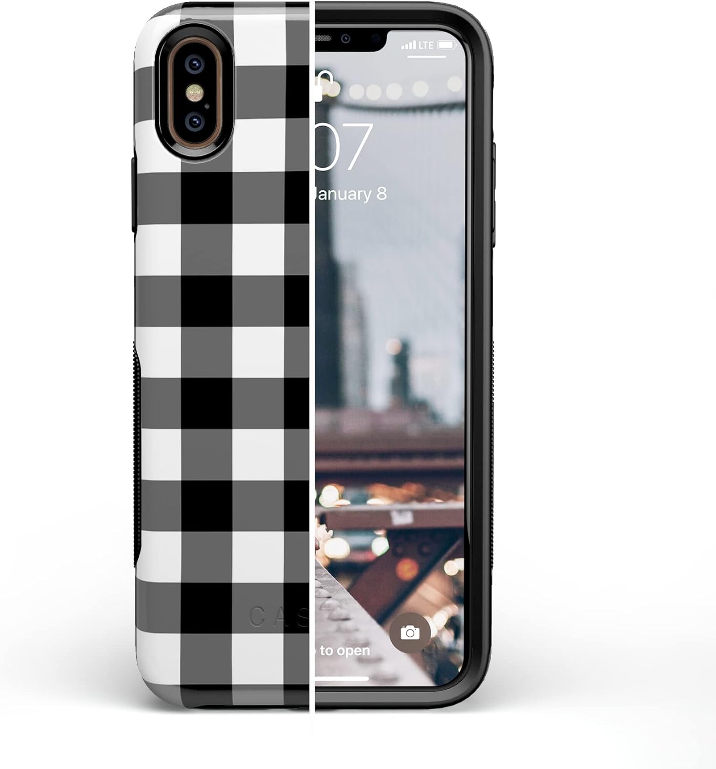 Casely – Funda para teléfono celular de 360 grados de cobertura para tu teléfono  recortes precisos, protección para cámara de labios elevados de