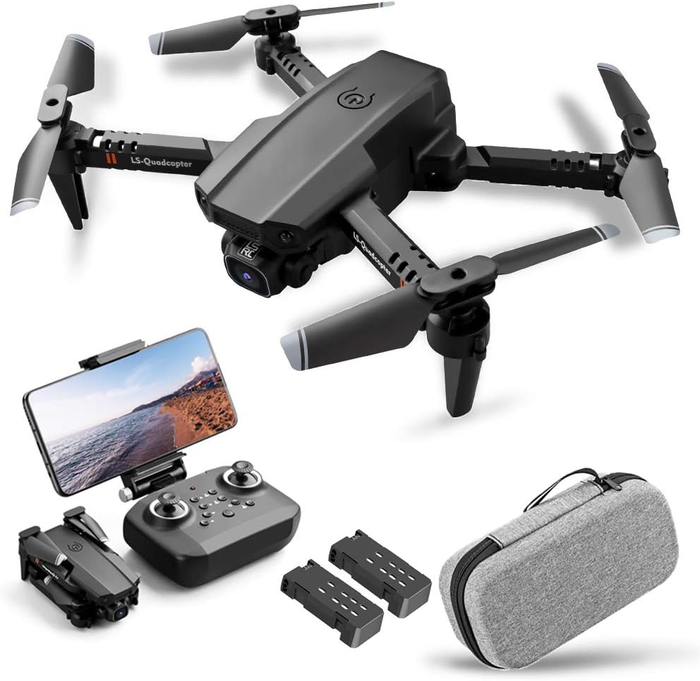 GoolRC Drone RC con cámara 4K Drone Dual Camera LS-XT6 Track Flight Sensor de gravedad gesto Foto Video Altitud Hold Modo sin cabeza RC Quadcopter