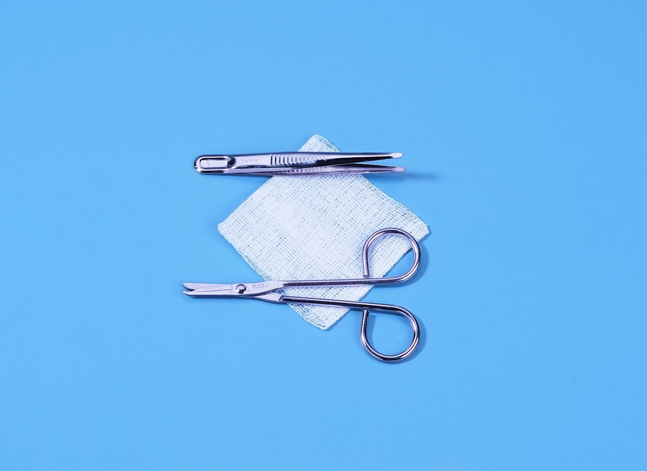 Kits del retiro de la sutura por el hospital de Busse, pinzas metálicas, Strl