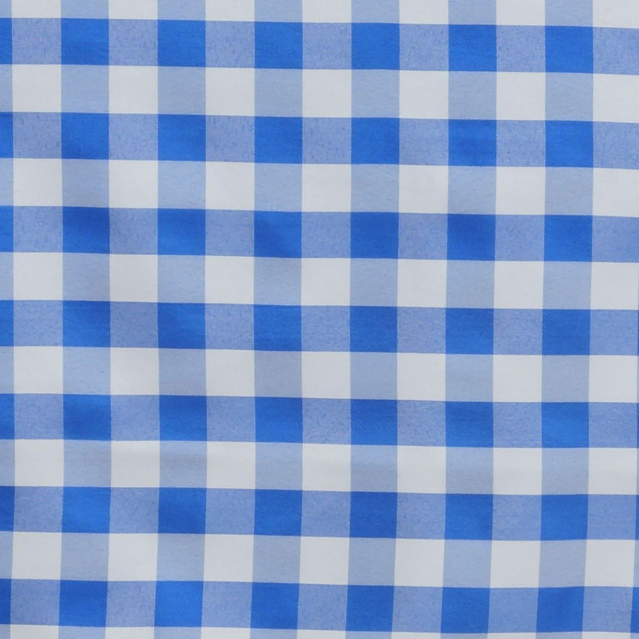 Efavormart – Paquete de 25 servilletas de tela escocesa azulblanco, estilo guingán, 15 x 15 pulgadas