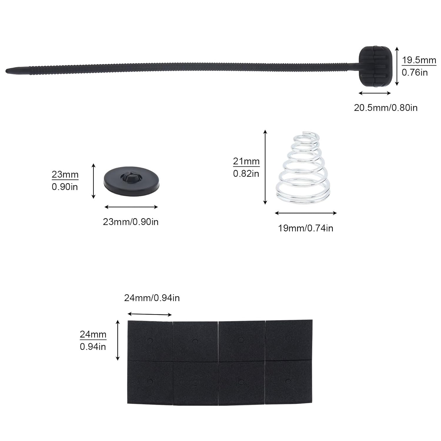 Kit de montaje de ventilador, kit de montaje de ventilador de radiador eléctrico de 12 V para ventilador de refrigeración eléctrico y enfriador de