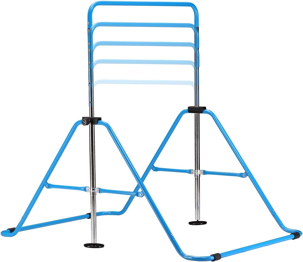Barra de gimnasia para niños, barra de entrenamiento junior, barras horizontales ajustables en altura, barras de gimnasia plegables para niños