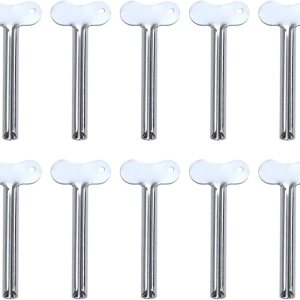 10 piezas de acero inoxidable para pasta de dientes, tubo de rodillo de llave, cremas, herramienta exprimidora de pintura para baño, tinte para el 10 piezas de acero inoxidable para pasta de dientes, tubo de rodillo de llave, cremas, herramienta exprimidora de pintura para baño, tinte para el