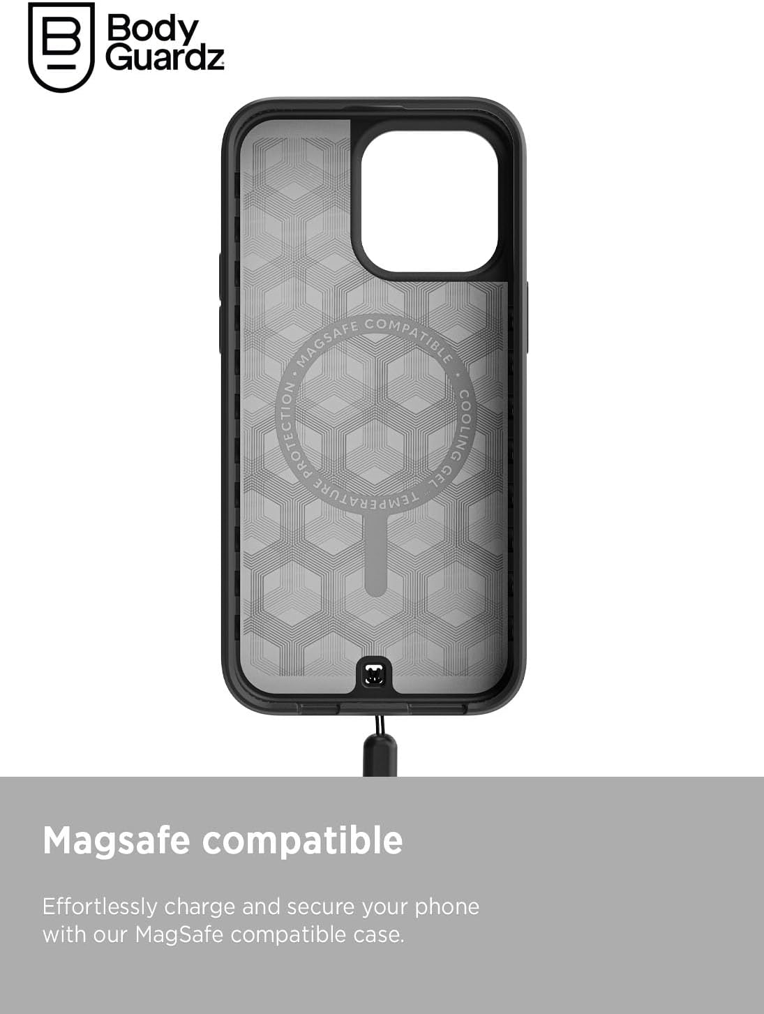 BodyGuardz Paradigm Pro Funda para iPhone 15 Pro Max, protección a prueba de golpes con clasificación de caída de 18 pies, compatible con MagSafe,