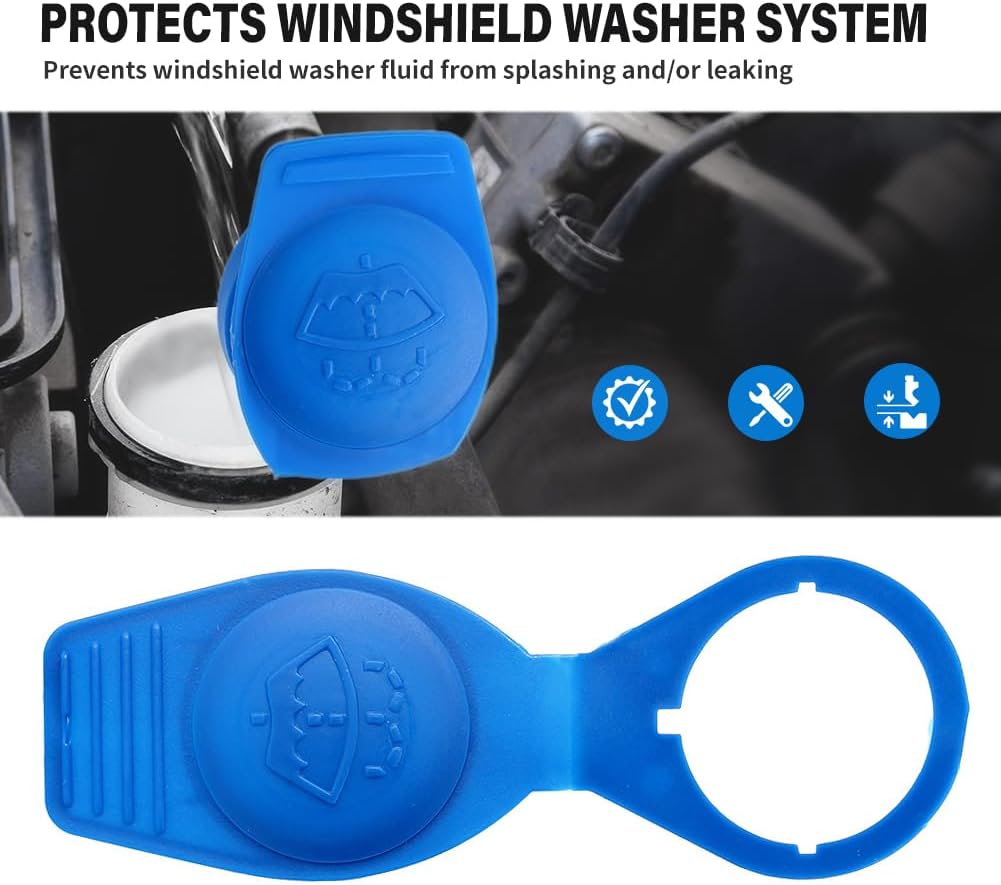 GZYF Tapa de depósito de líquido para limpiaparabrisas Tapa de depósito para VW para Audi para Porsche 1K0955455