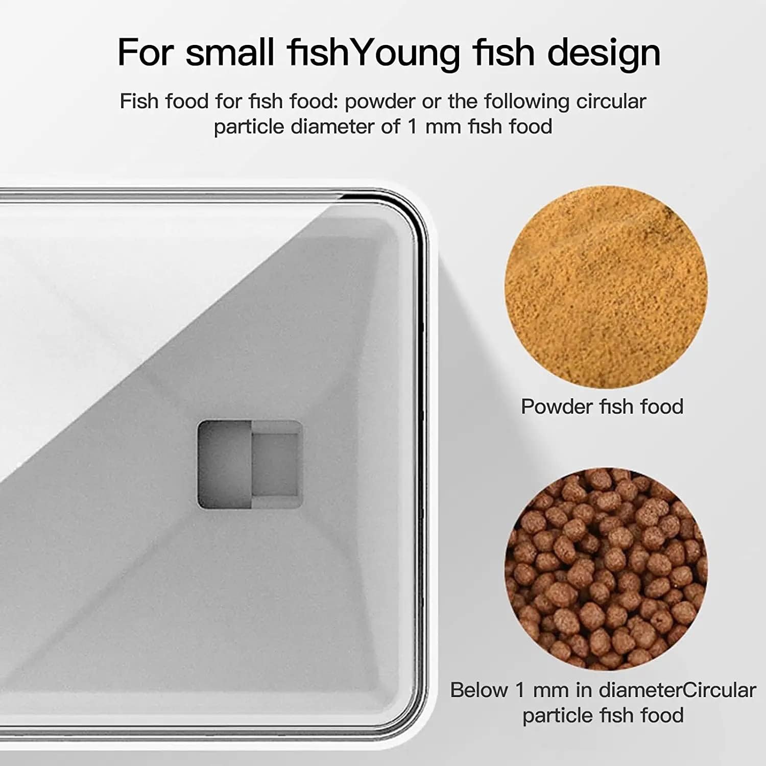 Mini alimentador automático de peces para pecera y acuario, dispensador automático de alimentador automático de peces, temporizador inteligente a