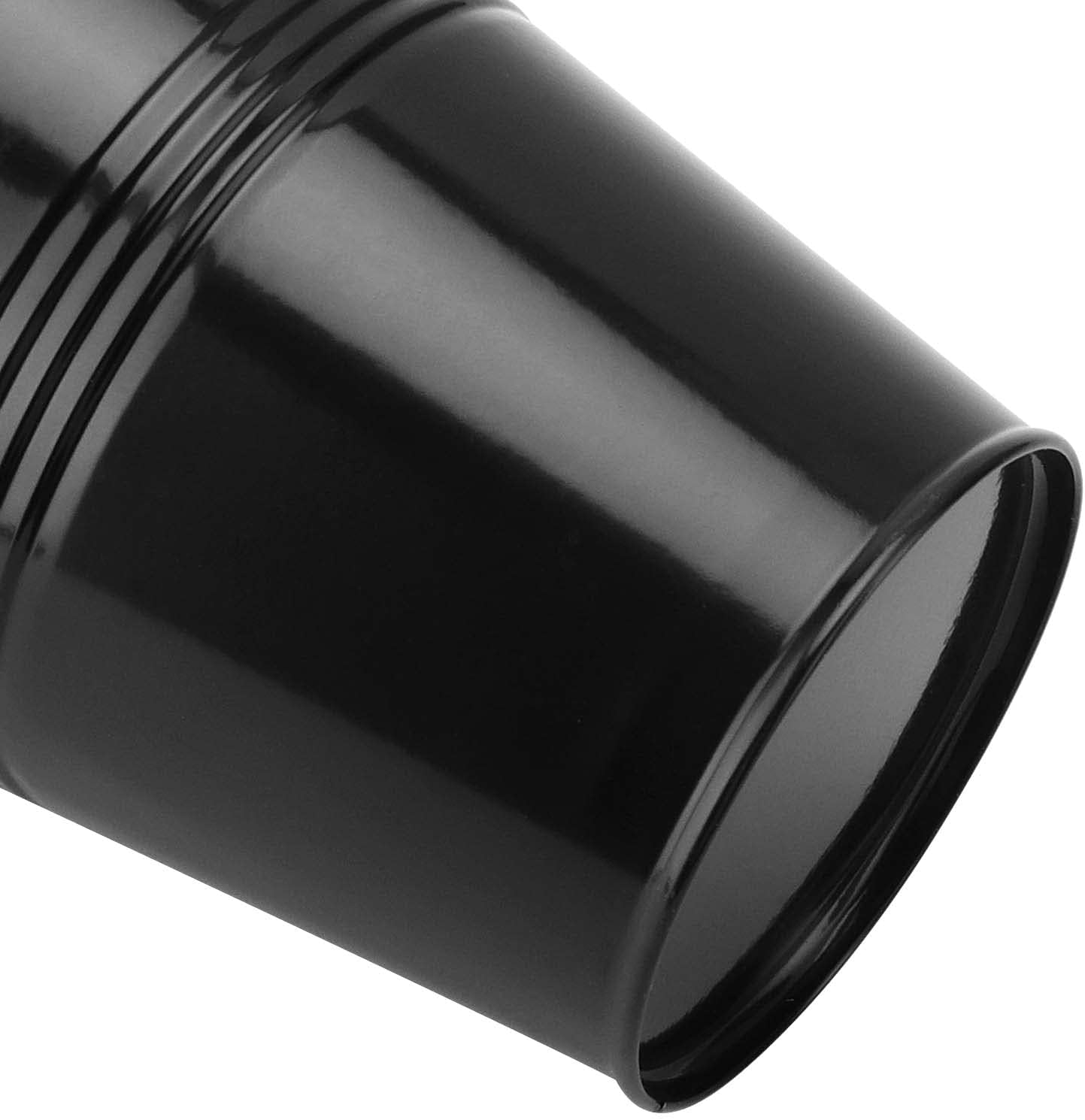 TAICHEUT Paquete de 15 cubos negros pequeños galvanizados, cubos de metal con asa, cubo pequeño para fiesta, para flores, dulces, aperitivos y