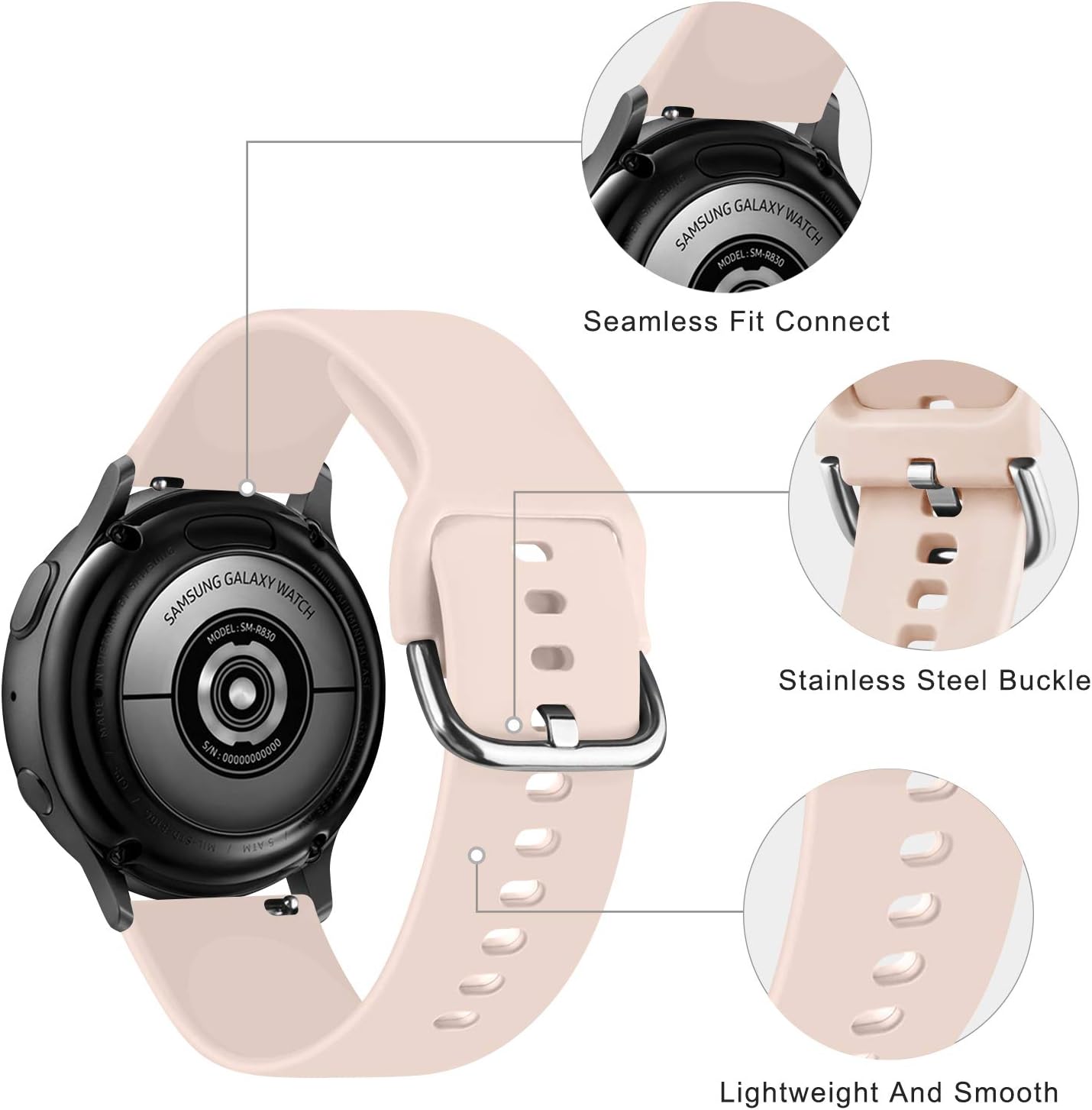 Bandas para Amazfit Bip 3  Bip 3 Pro Band mujeres hombres, Amazfit Bip U Pro  Bip  Bip Lite  Bip S lite  Bip S lite  Bip U, correa de repuesto de