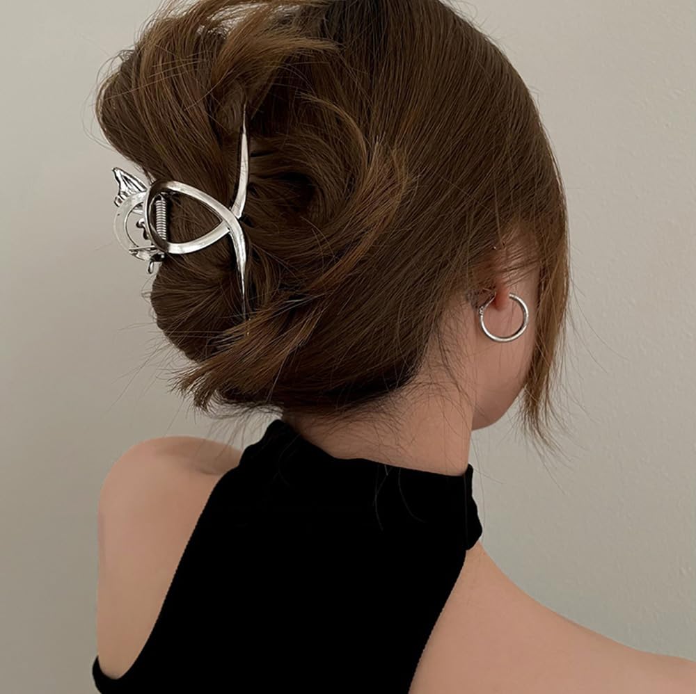 Pinzas para el cabello de mariposa, pinzas grandes para el cabello, pinzas de sujeción fuerte para cabello fino o grueso, pinzas de agarre para el
