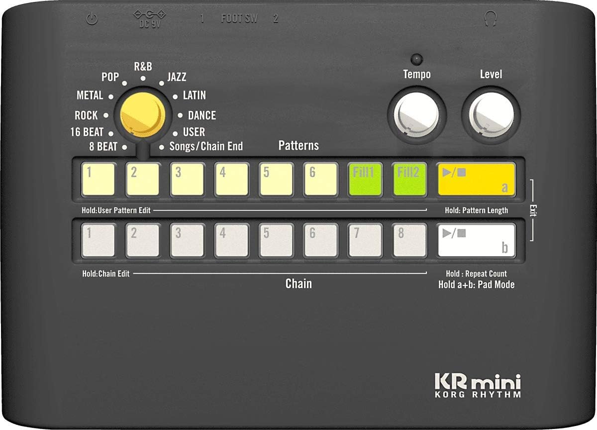 Korg KR mini máquina de ritmo